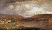 George Inness On the Delaware River oil painting reproduction